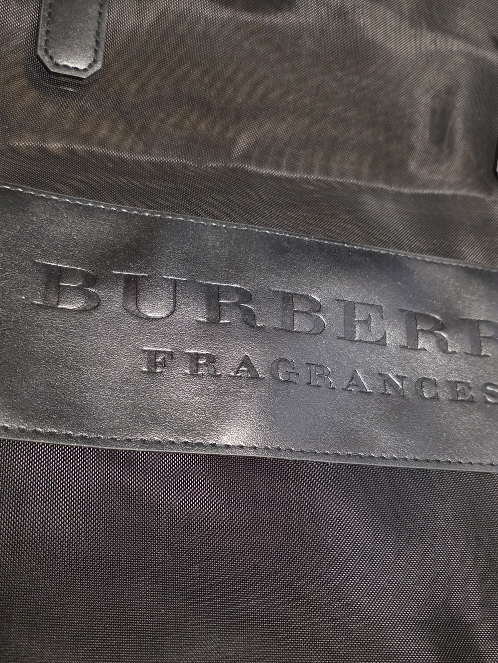 Burberry Fragrances Black Tote Bag Large Logo - Picture 3 of 7